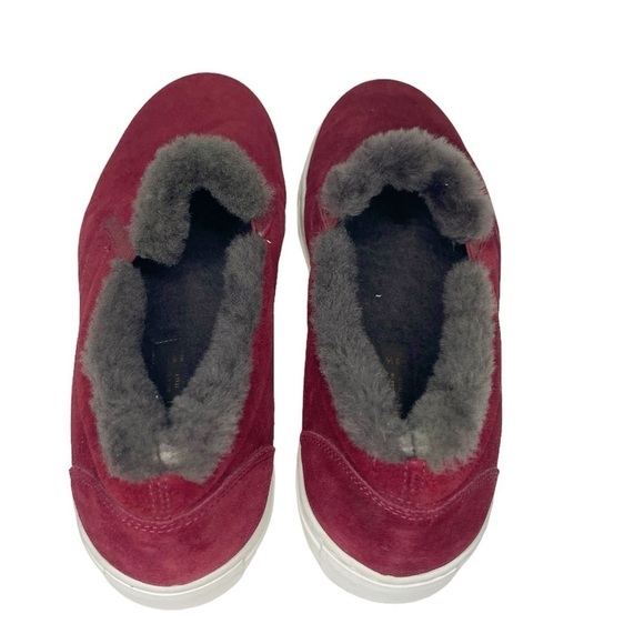 M. Gemi The Cerchio Shearling
Sneakers Burgundy Size 38 1/2 US 8 Made in Italy - Picture 9 of 10
